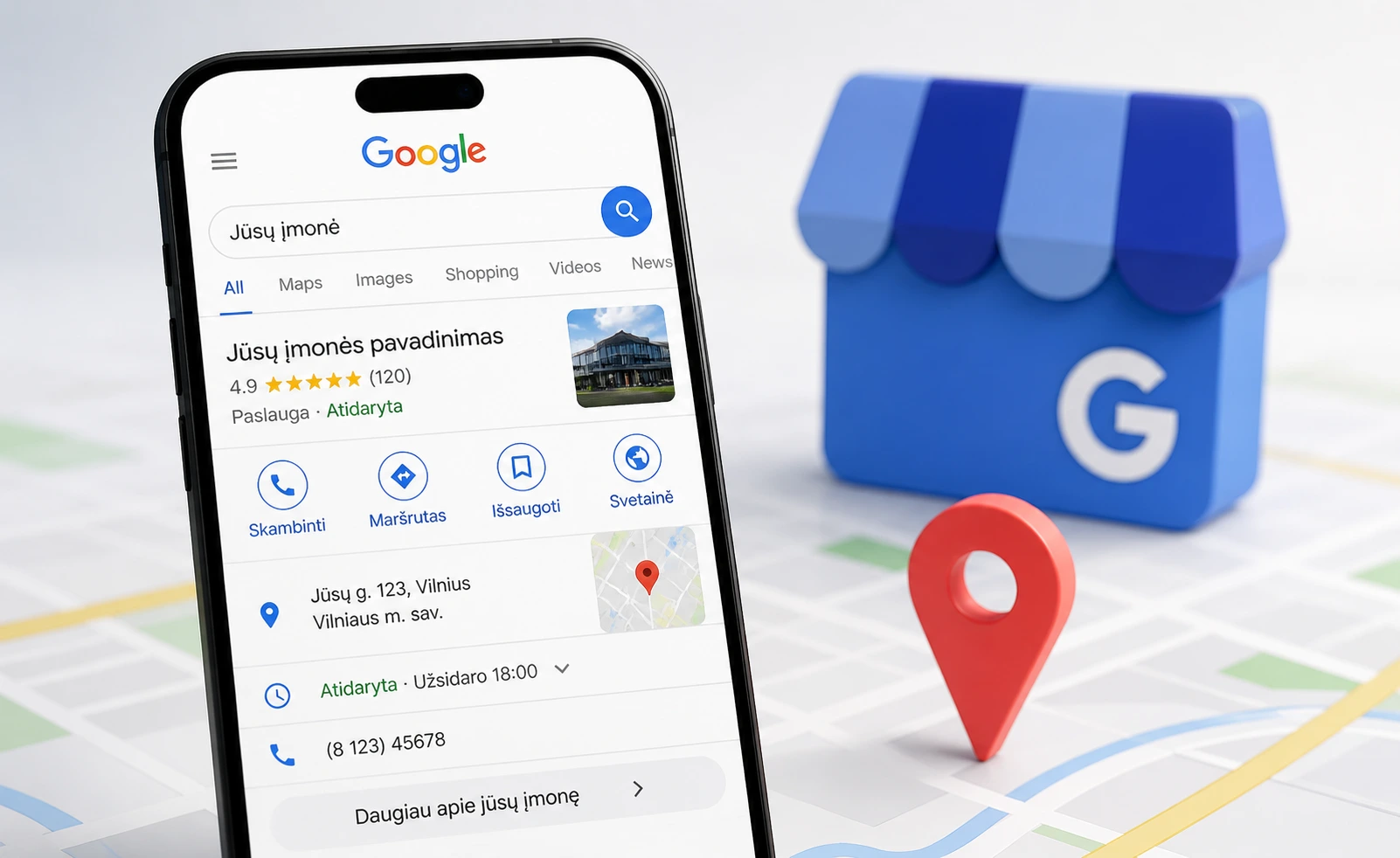 Google Business Profile konfigūracija