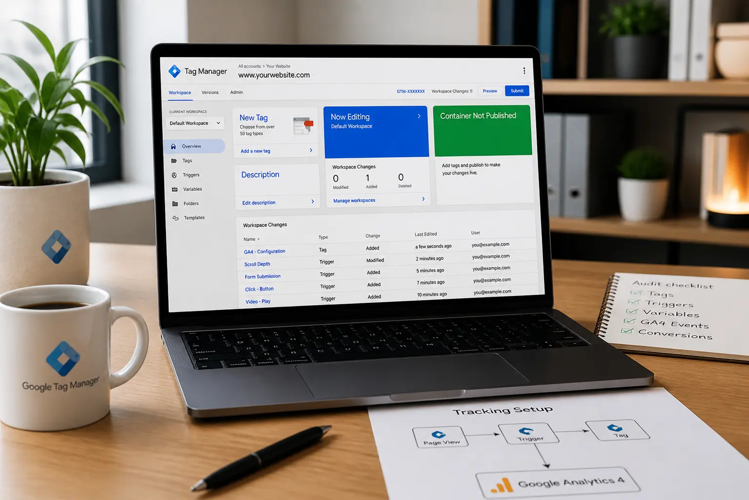 Google Tag Manager auditas