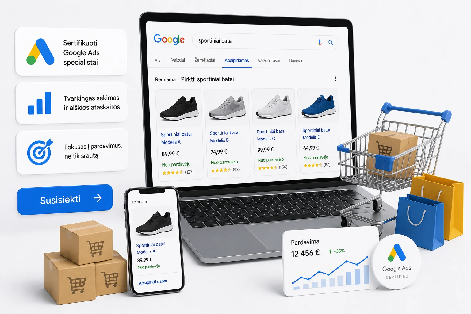 Google reklama E-komercijai